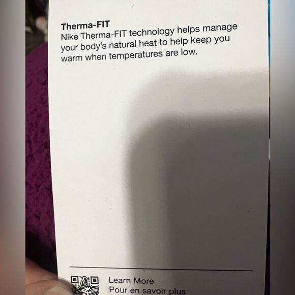 NWT Nike Therma-Fit Teddy Fleece Joggers Purple Full Length Elastic Waist XXL - Picture 12 of 12